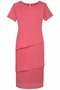 Sukienka FSU765 KORALOWY
