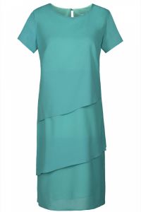 Sukienka FSU765 TURKUSOWY CIEMNY
