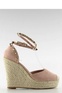 ESPADRYLE Z ĆWIEKAMI NA PLATFORMIE LL92-1 PINK