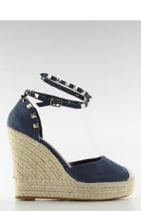 ESPADRYLE Z ĆWIEKAMI NA PLATFORMIE LL92-1 JEANS