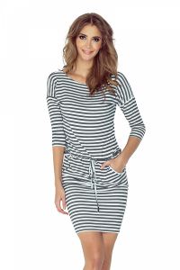 Sukienka Model 13-71 Grafit/White