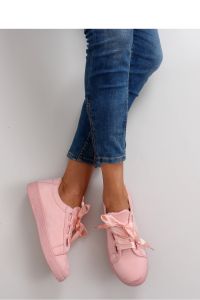 TRAMPKI Z ATŁASOWYMI SZNURÓWKAMI NB120P PINK