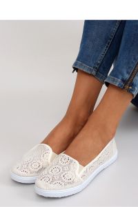 KORONKOWE SLIPONY QF-09P BEIGE