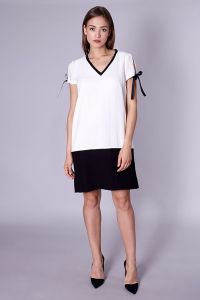 Sukienka Model Cabio 8540 White/Black