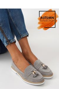 KLASYCZNE MOKASYNY DAMSKIE 7101 GREY
