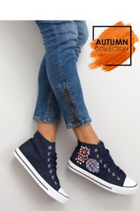 TRAMPKI ZA KOSTKĘ Z KAMIENIAMI BL101P NAVY