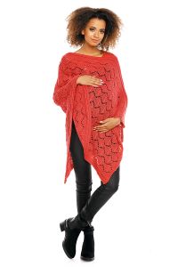 Poncho model 30012C Neon Coral