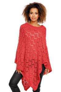 Poncho model 30012 Neon Coral