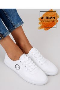 TRAMPKI Z UŚMIECHNIĘTĄ BUŹKĄ NB105 WHITE