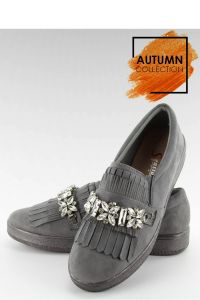 SLIPONY NA PERŁOWEJ PODESZWIE T277P GREY