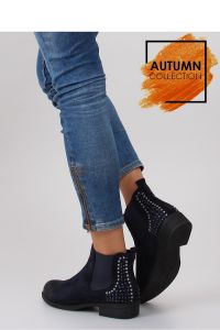 BOTKI SZTYBLETY Z ĆWIEKAMI JAX3251 BLUE