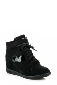 ZAMSZOWE SNEAKERSY 1299-1B Czarny