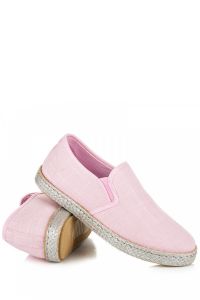 TRAMPKI ESPADRYLE SLIP ON 1846P Różowy