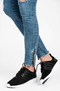 ZAMSZOWE BUTY SPORTOWE 8186-1B Czarny