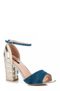JEANSOWE ESPADRYLE NA OBCASIE 9044-40S Szary