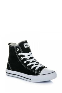 DAMSKIE TRAMPKI NAD KOSTKĘ 9120-01B-W Czarny