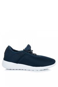 GRANATOWE BUTY SPORTOWE AH17-7986N Niebieski