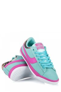 SZNUROWANE TRAMPKI DAMSKIE B1609MO_RO Zielony