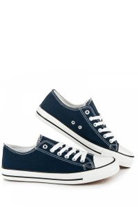 GRANATOWE TRAMPKI BL18N Niebieski