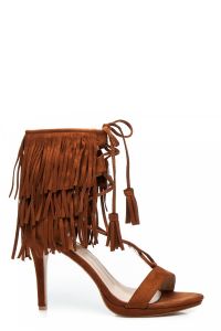 WIĄZANE SANDAŁY BOHO FE312C