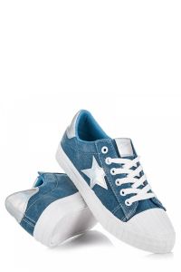 NIEBIESKIE TRAMPKI Z HOLOGRAMEM H-26L.BL Niebieski