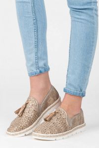 AŻUROWE SLIPONY ESPADRYLE K1715006BE