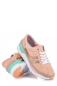 SZNUROWANE TRAMPKI ESPADRYLE K1730204SAL Różowy