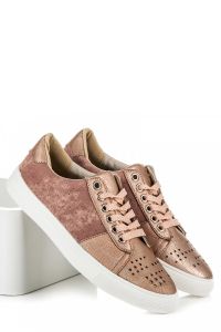 WIĄZANE TRAMPKI KYLIE K1771201ROSA Różowy