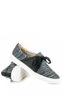 TRAMPKI Z ETNICZNYM WZOREM K1771202NE Czarny