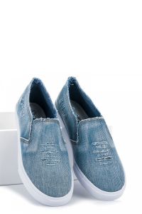 JEANSOWE TRAMPKI SLIP ON LH-17-NJ08JE_W Niebieski