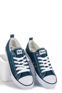 JEANSOWE TENISÓWKI LH17-DSLN-03DK.JE_W Niebieski