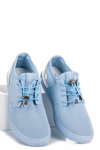BUTY SPORTOWE ZE ŚCIĄGACZEM NA06BL Niebieski
