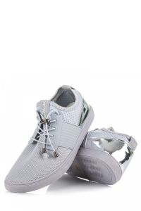 BUTY SPORTOWE ZE ŚCIĄGACZEM NA06G Szary