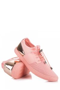 BUTY SPORTOWE ZE ŚCIĄGACZEM NA06P Różowy