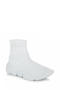 SPORTOWE BUTY ZE SKARPETĄ NB122W Biały