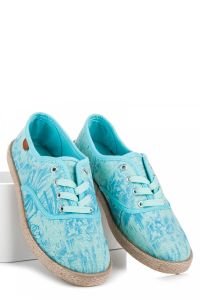 ESPADRYLKI NA WIĄZANIE T017-12L.BL Niebieski