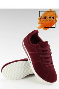 ZAMSZOWE BUTY SPORTOWE BY-012 WINE RED