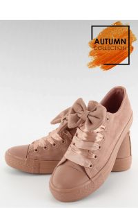 KLASYCZNE TRAMPKI Z KOKARDKĄ BY-025 D. PINK