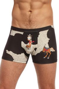 Bokserki Model Tattoo Horse Brown