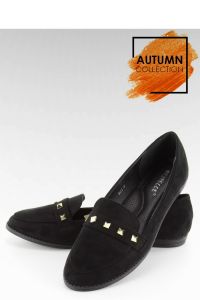 MOKASYNY DAMSKIE Z ĆWIEKAMI 888-5 BLACK