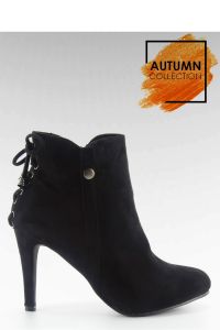 BOTKI NA SZPILCE ZAMSZ 66-97 BLACK