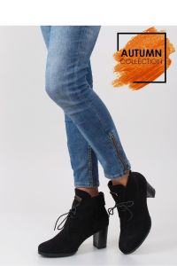BOTKI SZNUROWANE 55-518 BLACK