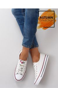 TRAMPKI DAMSKIE FLOWER POWER 2018-12 WHITE