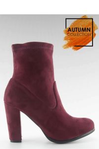 JESIENNE BOTKI NA OBCASIE A921 WINE RED