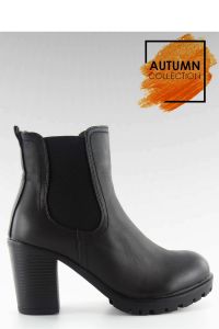 BOTKI SZTYBLETY NA OBCASIE 946-GA BLACK