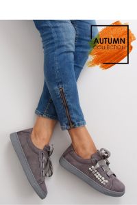 TRAMPKI Z PEREŁKAMI H99-11 GREY