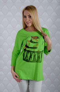 Bluzka z nadrukowaną babeczką