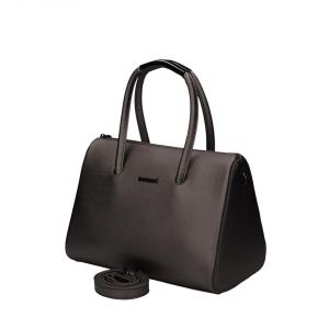 Markowa modna torba kuferek Monnari w metalicznym odcieniu BAG W17 2820-M23