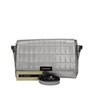 Srebrna mała klasyczna torebka Monnari BAG W17 2500-022