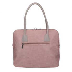 Różowa stylowa piękna torba Monnari na długich, beżowych rączkach BAG 9470-004 J16